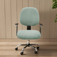 OFFICEGUARD – Elastic Split Cover Set Chair/Back for Clean