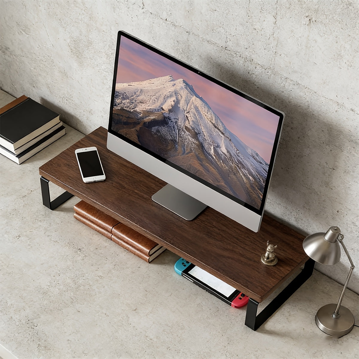 ECOSTAND - Składany drewniany stojak na laptopa i tablet z ergonomicznym designem biurka