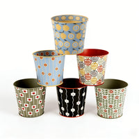 FLORALPOT – Decorative Metal Planter Set for Stylish Plant Display