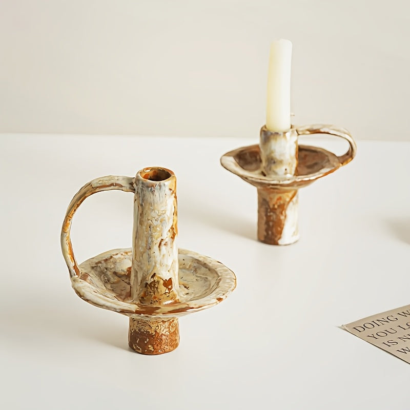 CERAMIKA RETRO – Handcrafted Ceramic Candlestick