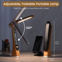 FLEXILUX – Foldable Portable LED Desk Lamp with Time Display