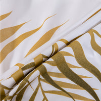 LEAFLUXE – Leaf Print Soft Duvet Cover Set