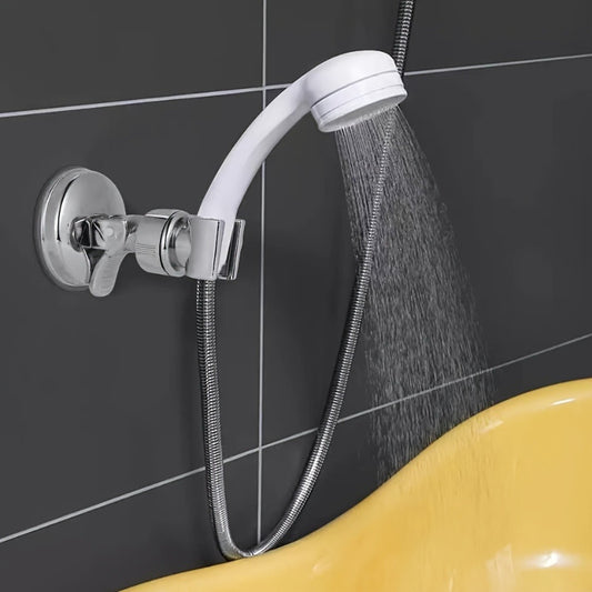 SHOWERGLIDE - Non-Drill Suction Cup Mounted Shower Head Accessory