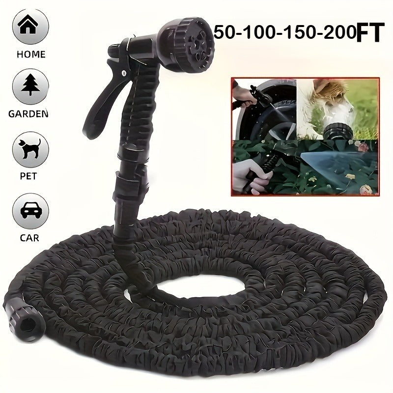 HYDROFLEX – High-Pressure Garden Hose with Nozzle