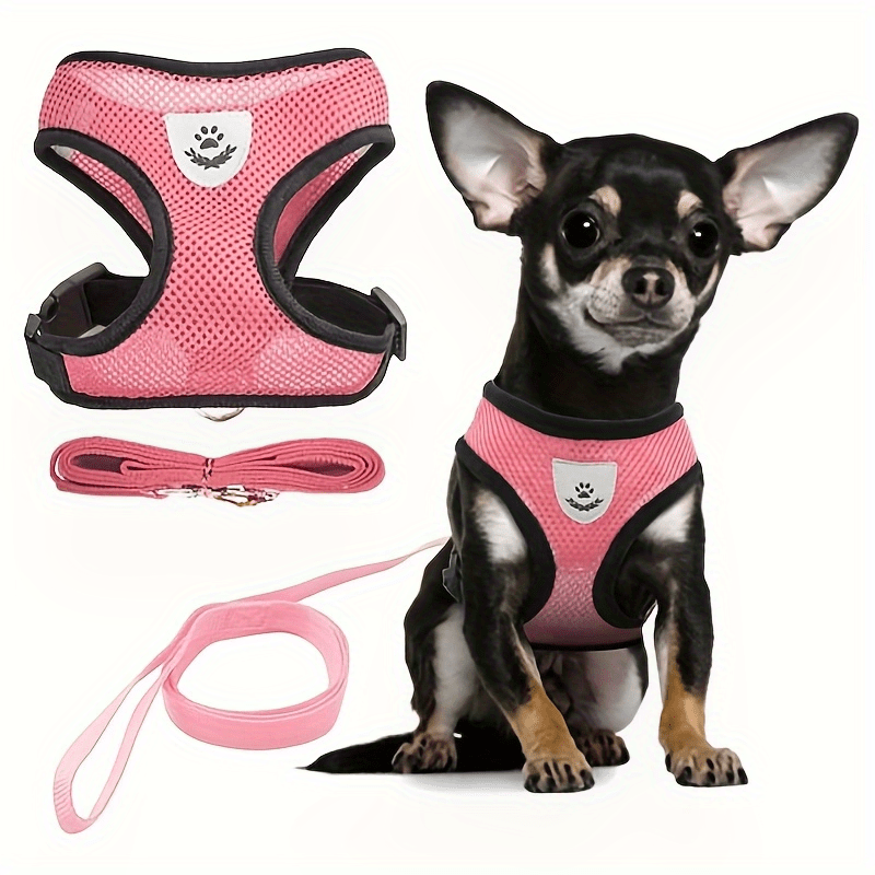 NIGHTWALK - Reflective Pet Vest with Leash for Dogs and Cats