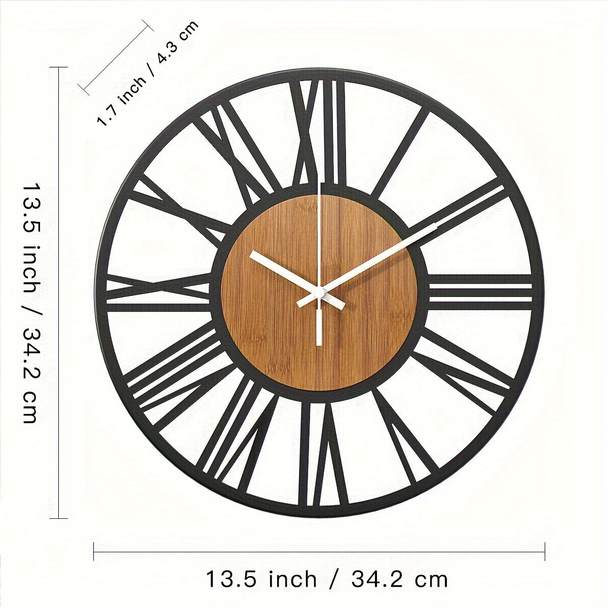 ROMANICA COLOR – Retro Roman Numeral Wall Clock