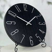 OAKTIDE - Contemporary wall clock designed for quiet and modern everyday interiors