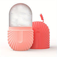 GLIMMERICE - Reusable Face Roller with Ice Mold Cube for Refreshing Massage