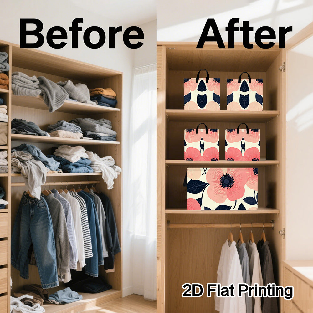 FLORABIN – Large Floral Storage Basket for Modern Organization