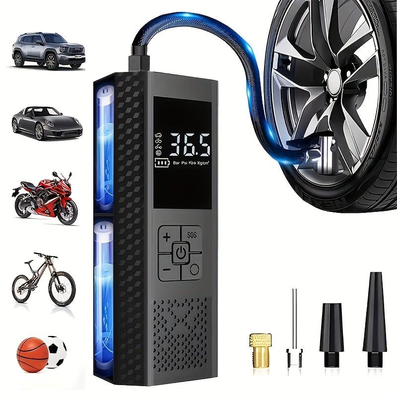 AUTOAIR - Compact Cordless Tire Pump 150 PSI for Vehicles & Sports Balls