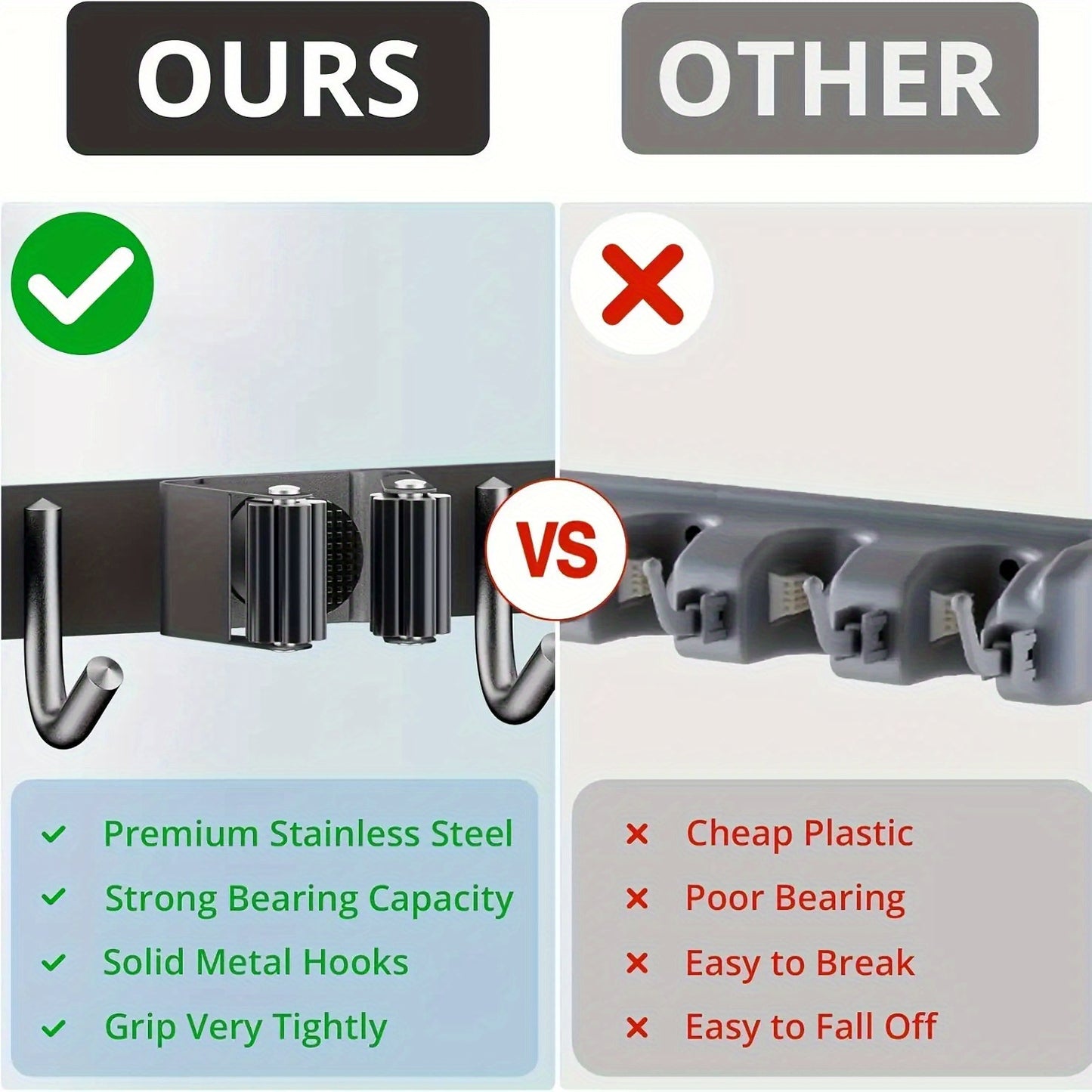 UTILITYPRO - Space-Saving Rust-Resistant Wall Organizer Shelf for Garage & Outdoor Use