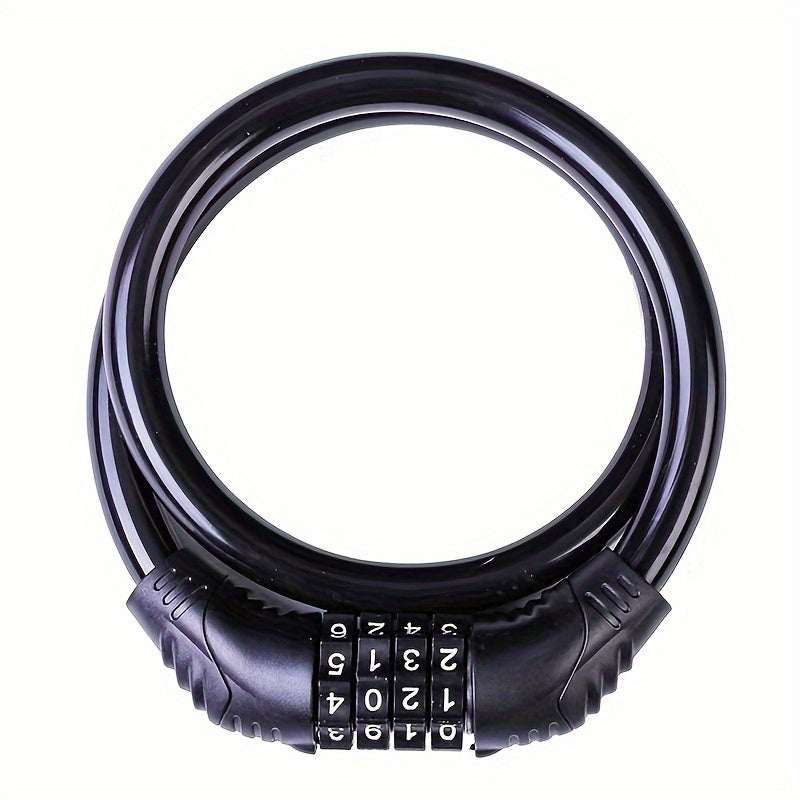 BIKEGUARD - Steel Security Cable Lock With 4-Digit Code