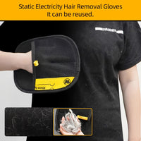 FURGLIDE - Large Pet Grooming Gloves for Hair & Lint Removal