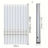 SKEWERTUBE – Stainless Steel BBQ Skewers with Storage Tube Set