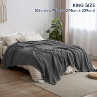 CLOUDSOFT - Ultra-Soft Cotton Blanket for Breathable Everyday Comfort