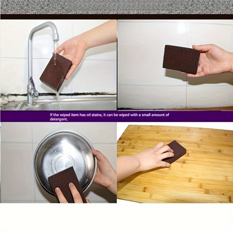 PUREBRITE - Multi-Piece Diamond Sponge Cleaning Tools for Pot Bottom & Stubborn Stains