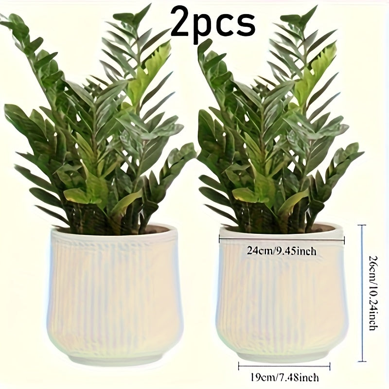 NORDILUX SET – Modern Decorative Planters for Elegant Indoor Plant Display