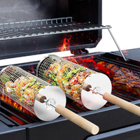 GRILLEXA - Premium Grill Basket made of stainless steel for outdoor BBQ