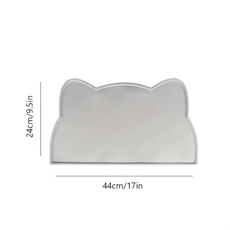 PAWSPOT - Waterproof Cat & Dog Feeding Tray, Scratch-Resistant & Mess-Free