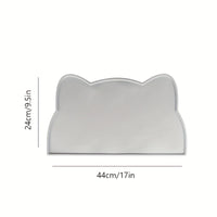 PAWSPOT - Waterproof Cat & Dog Feeding Tray, Scratch-Resistant & Mess-Free