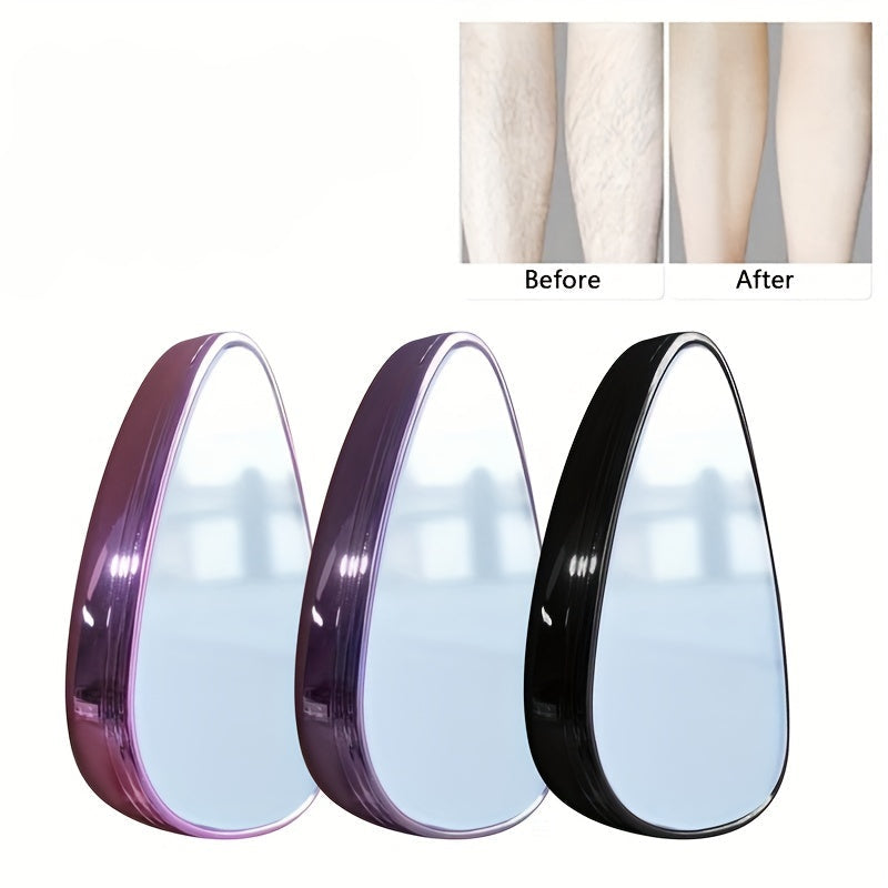 ELVORIA - Nano Crystal Hair Remover Reusable Painless Hair Eraser for Women Legs Light Beige Exfoliating Tool