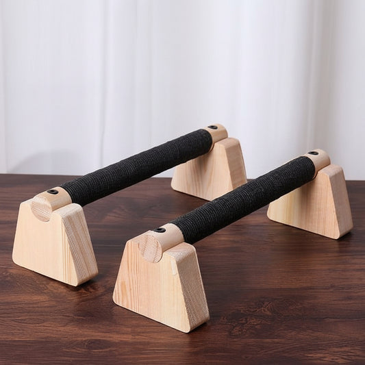 PARELLA BARS – Wooden Parallel Push-Up Bars for Stable Home Strength Training