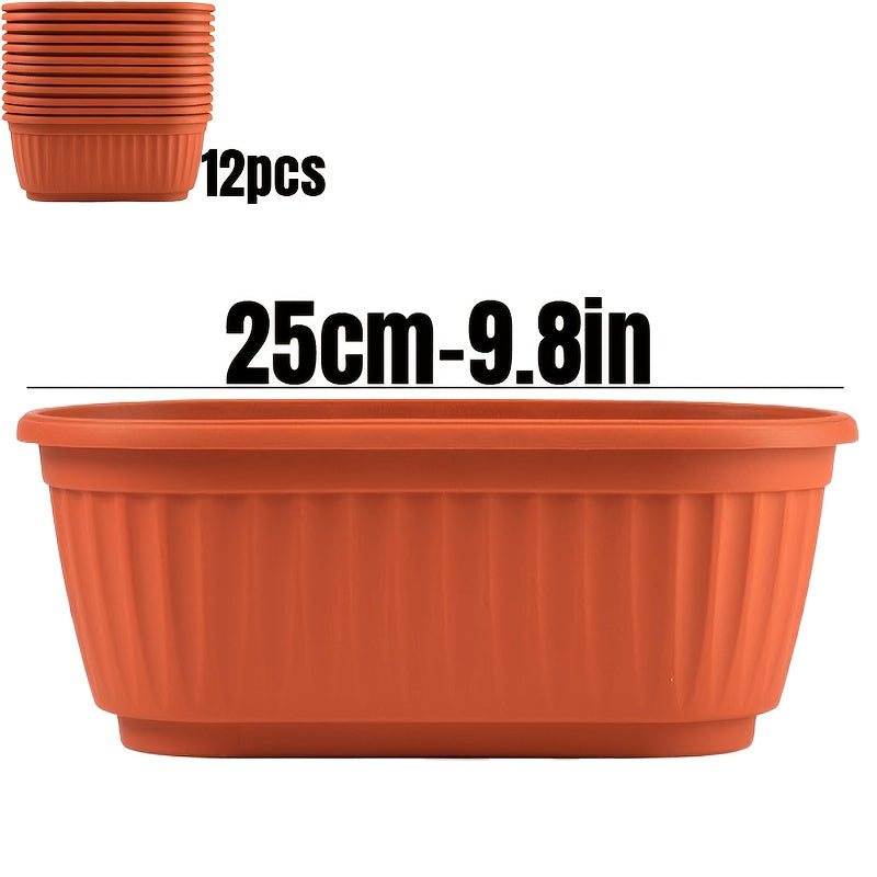 TERRASTACK – Stackable Classic Flower Pot Set