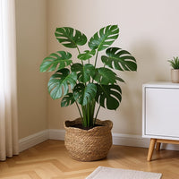 RATTANPOT – Handwoven Scandinavian Planter for Natural Boho Plant Decor
