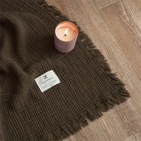 OLIVEBREEZE – Lightweight 4-Layer Cotton Gauze Blanket with Elegant Fringe