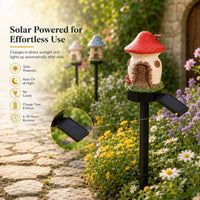 MUSHLUNA – Solar Mushroom Garden Light for Enchanting Outdoor Decor
