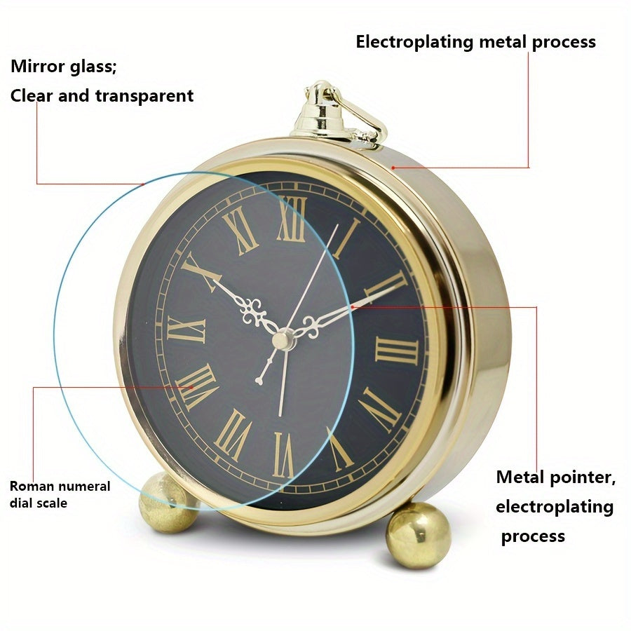 VINTAGETICK – European Retro Metal Alarm Clock