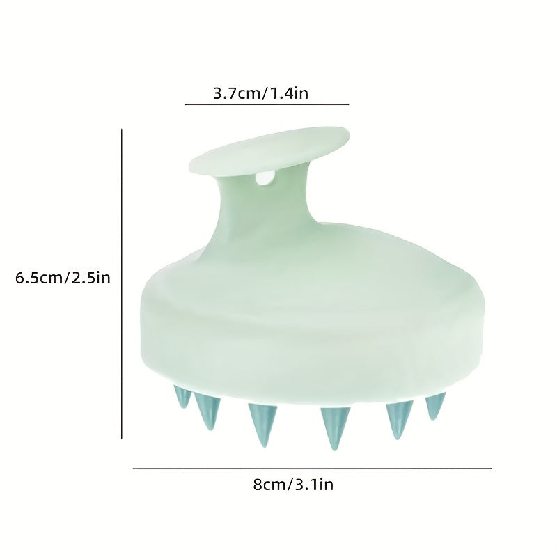 HAIRZEN - Ergonomic Silicone Scalp Massager & Detangling Brush for Healthy Hair