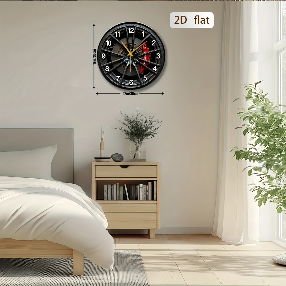 AUTODIAL – Modern Car-Themed 2D Wall Clock for Enthusiasts