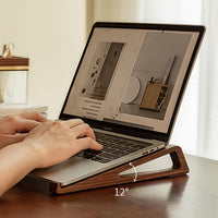WOODENEDGE - Regulowany bambusowy stojak na laptopa i do czytania