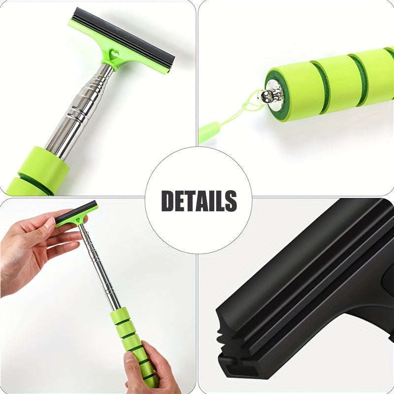 MIRRORPRO - 1pc Retractable Car Mirror Rain & Snow Cleaner