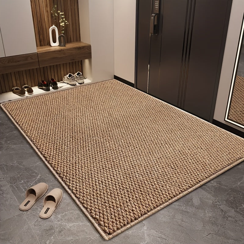 LUMEDWELL - Decorative Pineapple Entry Rug with Textured Surface and Anti-Slip Design