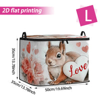 SQUIRRELBOX – Valentine Storage Bin for Cute Room Organization