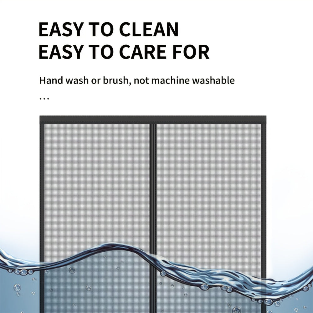 MAGNAMESH – Magnetic Mosquito Screen Curtain for Hands-Free Door Protection