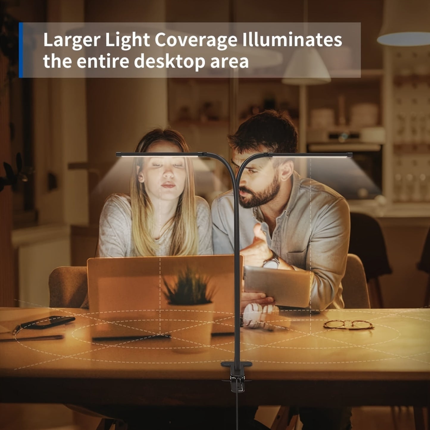 DUOLUX – Dual-Tube Clip-On LED Reading Lamp
