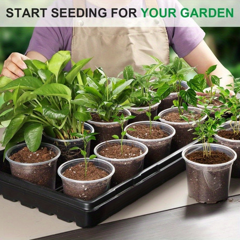 ROOTCLEAR SET – 20 Pack Transparent Nursery Pots for Easy Root Monitoring