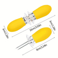 CORNGRIP – Stainless Steel Corn Holders for Safe & Easy BBQ Serving
