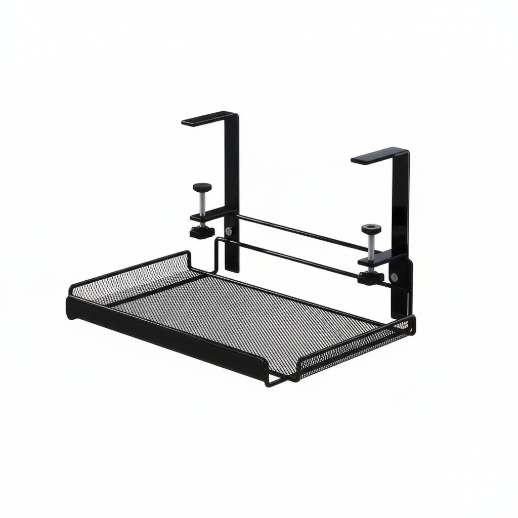 CLASSTIDY - Adjustable Metal Desk Rack with No-Drill Hanging Organizer
