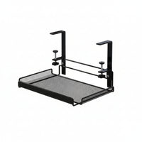 CLASSTIDY - Adjustable Metal Desk Rack with No-Drill Hanging Organizer