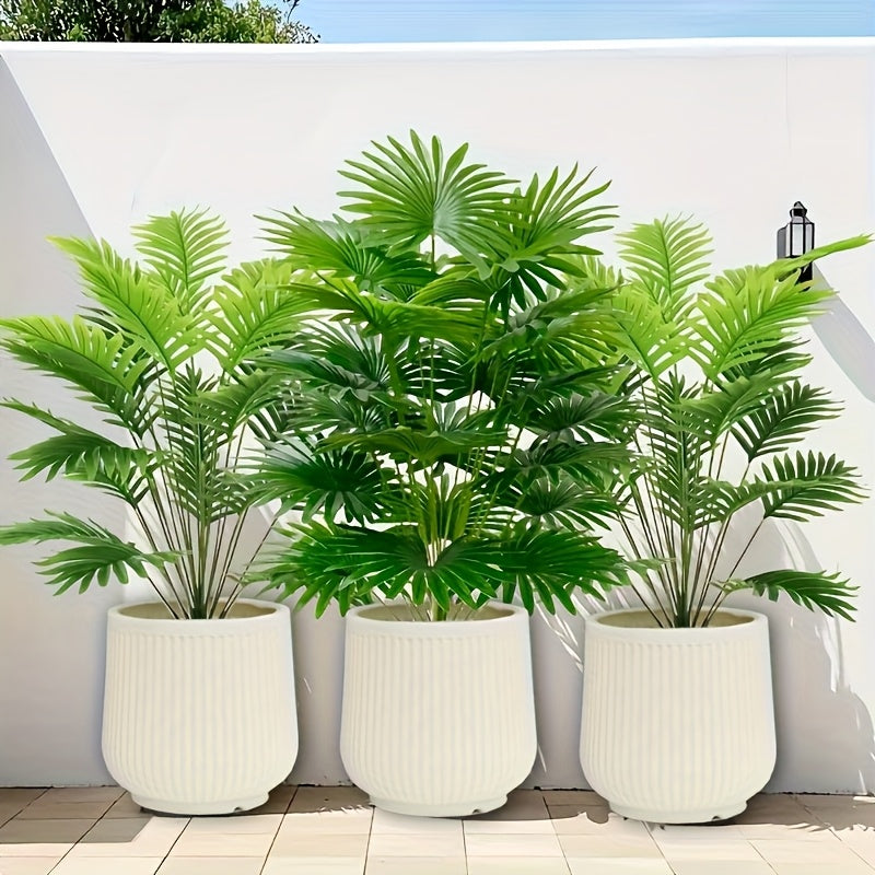 NORDILUX SET – Modern Decorative Planters for Elegant Indoor Plant Display