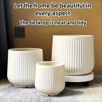 NORDILUX SET – Modern Decorative Planters for Elegant Indoor Plant Display