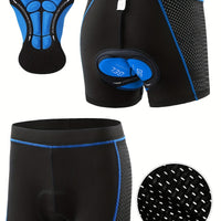 PEDALFIT - Elastic Waistband Bike Shorts for Men, All-Season Mountain & Road Riding