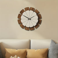 WOODORA ROUND – Decorative Silent Wooden Wall Clock