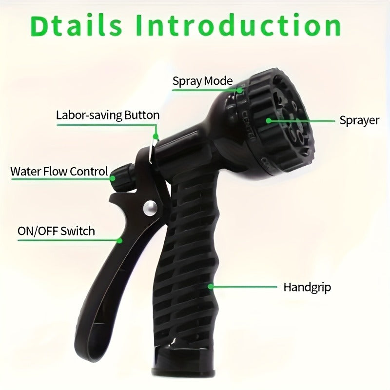 HYDROFLEX – High-Pressure Garden Hose with Nozzle