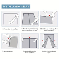 MAGNAMESH – Magnetic Mosquito Screen Curtain for Hands-Free Door Protection