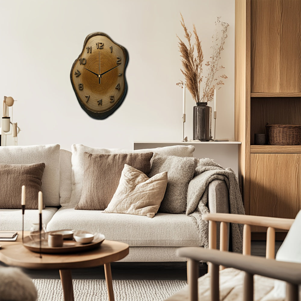 TIMBERMOD – Modern Wooden Large Decorative Wall Clock